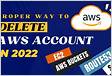 How to Properly Delete Your AWS Account permanently in 202